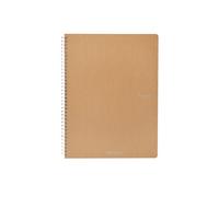 Maxiquaderno EcoQua original - spiralato - A4 - 90gr - 5mm - 70 fogli - bruno -