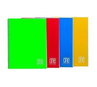 BLASETTI - 1143 - Maxiquaderno One Color - A4 - s-fori - 60 fogli - 80 gr - quadretto 5 mm - spiralato - Blasetti - 63795 - Conf. da 5 Pz. - 1143