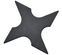 Maxknives Shuriken 4 rami in G10 Nero