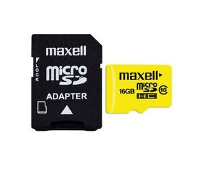 MAXL MicroSD 16GB memorycard Class10 + SD adattatore