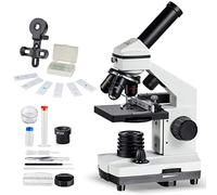 MAXLAPTER Microscopio professionale,calibro a corsoio meccanico con movimento X-Y,adatto per l'insegnamento, la ricerca biologica e l'educazione familiare, per bambini, studenti e adulti principianti