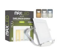 Maxled, Light is Led! 9 W Led-Inbouwspot 230 V, 145 mm, 720 lm, faretti da soffitto Niet dimbaar 3000 K-6000 K Warm Wit Neutraal Wit Koud Wit Ultraplatte Soffitti Inbouwspot Gatmaat 135 MM Alluminio