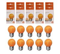 Maxled, Light is Led! Bunte Glühbirnen E27 Außenbereich 1 W Farbige LED Glühbirne 50LM G45 Beleuchtung Birne Bunt Deko Leuchtmittel Birnenform für Außen Innen Hochzeit Weihnachten Party Bar 10er Pack