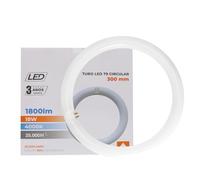 Maxled, Light is Led! LED TUBE T9 Ø30 cm, Ringförmige LED Röhre 18 W Warmweiß 4000 K 1800LM G10Q Sockel Fassung Hell Leuchtröhre PC Deckenleucht Alternative für Klassische T9-Leuchtstofflampen