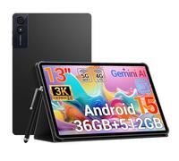 MAXLEGEN Tablet 13 Pollici Android 15, Display 3K 2944×1840, 36GB RAM 512GB ROM/1TB, 4G LTE Dual SIM + 5G WiFi, Helio G99 Octa-Core, 11580mAh, Gemini AI, Widevine L1, Includi stilo e custodia