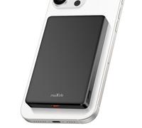Maxlife, Batteria esterna 5000mAh e2 15W con cavo USB-C PD 20W, Nero