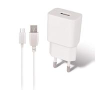 MaxLife - Caricabatterie USB 1A e cavo per Samsung Galaxy A10, Galaxy J4 Plus, Galaxy A7 2018, Galaxy J6 Plus, Galaxy J6, Galaxy A6 Plus, Galaxy A6, Galaxy A8, Galaxy J7 2017, Galaxy J3 2017, Galaxy