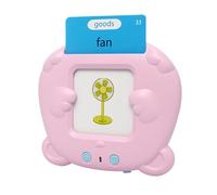 MaxLife - Scheda flash parlante MXLD-100,112 fogli 224 parole, carte flash per bambini, apprendimento prescolare, elettronica per imparare l'inglese, giocattolo interattivo per bambini (rosa)