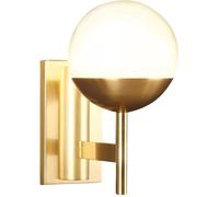 MaxLight Dallas lampada da parete 1x40 W bianco-oro W0207