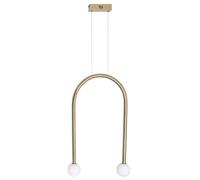 MaxLight Enigma lampada sospesa 2x2 W oro P0514