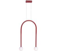 MaxLight Enigma lampada sospesa 2x2 W rosso P0523