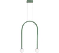 MaxLight Enigma lampada sospesa 2x2 W verde P0522