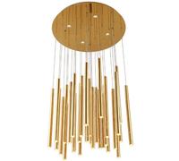 MaxLight Organic Gold lampada sospesa x3 W oro P0242D