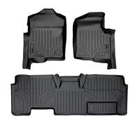 MAXLINER - Set di tappetini a 2 file per Ford F-150 SuperCab per console centrale non flusso