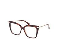 Max Mara Donna MM5144 052 Montature da vista Acetato Havana Farfalla Normale