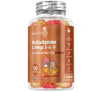 maxmedix Omega 3, 6, 9 + Multivitamin Gummies per Bambini 120 pz Gummi