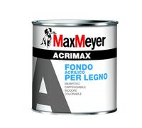 MAXMEYER Acrimax fondo acrilico per legno, Bianco, 0.75 L
