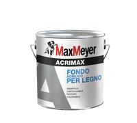 MAXMEYER Acrimax fondo acrilico per legno, Bianco, 2.5 L