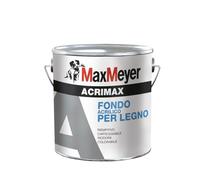 Maxmeyer Acrimax fondo acrilico per legno, Bianco, 2.5 L