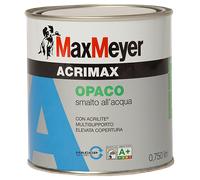 MaxMeyer Acrimax Smalto all'Acqua Bianco Calibrato Opaco 0,75LT