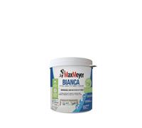 MaxMeyer Bianca Monomano BMB, Pittura per Interni Lavabile, 2 in 1 Fissativo e Pittura, Ottima Copertura, Finitura Opaca, Bianco, 0,75 Litri