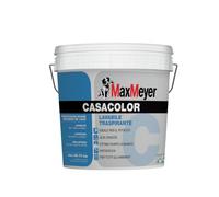 MAXMEYER Casacolor, Pittura Lavabile e Traspirante per Interni Bianco, 5 Litri