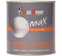 MAXMEYER Fondo a solvente per interni ed esterni Legno e Muro BIANCO 0,5 L