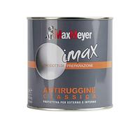 MAXMEYER Fondo antiruggine a solvente per interni ed esterni Classico ARANCIO 0,5 L