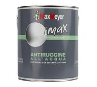 MaxMeyer Fondo antiruggine all'acqua per interni ed esterni GRIGIO 2,5 L