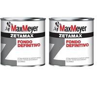 MAXMEYER Fondo antiruggine Zetamax Bianco 0,5 L (Confezione da 2)