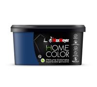 MAXMEYER Home Color Idropittura colorata per interni, Pittura Murale Superlavabile e Igienizzante, Finitura Opaca, Colore Notte 2,5 Litri