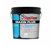 MaxMeyer Maxin Plus, Pittura Lavabile per Interni, Alta Copertura ed Effetto Opaco, Bianco, 14 Litri