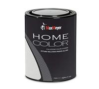 MaxMeyer Pittura colorata lavabile finitura metallizzata per interni Home Color ARGENTO 0,75 L