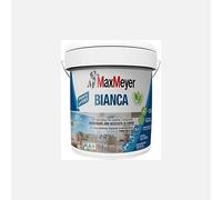 MaxMeyer Pittura per interni Bianca Lavabile 2 in 1: fissativo e pittura 14 LT