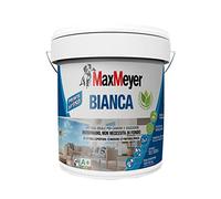 MaxMeyer Pittura per interni Bianca Lavabile Monomano, 2 in 1: fissativo e pittura, per camere e soggiorni 14 l