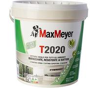 MAXMEYER Pittura per interni Traspirante T2020 Igienizzante, resistente ai batteri Bianco 4.0 l