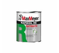 MAXMEYER RAPIDOIL RS Smalto satinato a solvente per ferro e legno Bianco Satinato 0,75 L
