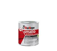 MAXMEYER Smalto a solvente per ferro e legno brillante BIANCO R9010 0,125 L