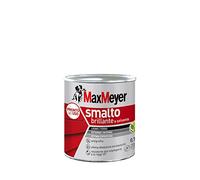 MAXMEYER Smalto a solvente per ferro e legno brillante BIANCO R9010 0,750 L