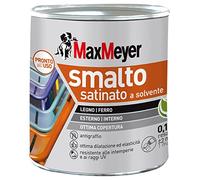 MAXMEYER Smalto a solvente per ferro e legno satinato ANTRACITE R7016 0,125 L