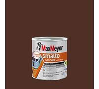 MAXMEYER Smalto a solvente per ferro e legno satinato MARRONE R8016 0,750 L
