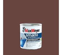 Maxmeyer Smalto All'Acqua Poliuretanico Brillante Cioccolato 0,75 L