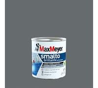 Maxmeyer Smalto All'Acqua Poliuretanico Brillante Grigio Fumo 0,75 L