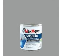 Maxmeyer Smalto All'Acqua Poliuretanico Brillante Grigio Pietra 0,75 L