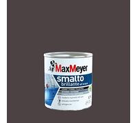 Maxmeyer Smalto All'Acqua Poliuretanico Brillante Marrone 0,75 L