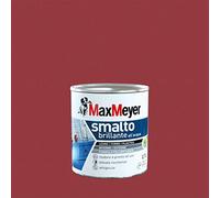 Maxmeyer Smalto All'Acqua Poliuretanico Brillante Rosso Veneziano 0,75 L