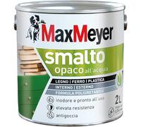 Maxmeyer Smalto All'Acqua Poliuretanico Opaco Verde Scuro 2 L