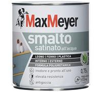 Maxmeyer Smalto All'Acqua Poliuretanico Satinato Bianco 0,75 L