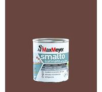 Maxmeyer Smalto All'Acqua Poliuretanico Satinato Cioccolato 0,125 L
