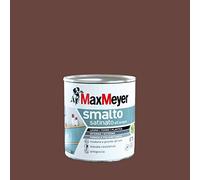 Maxmeyer Smalto All'Acqua Poliuretanico Satinato Cioccolato 0,75 L